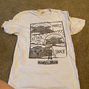 Womens Baby Yoda Tshirt, size small